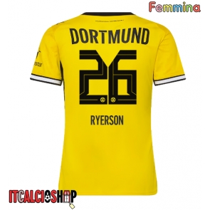 Borussia Dortmund Julian Ryerson #26 Prima Maglia Femmina 2026-27 Manica Corta